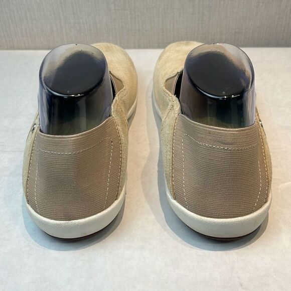 Spenco Convertible Sterling Orthotic Mule Shoes Slip Ons Sz 10 Tan Suede Leather - Picture 4 of 9
